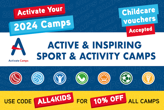 Activate Camps. The UK’s leading provider of active and inspiring sport and activity camps. Freestyle Soccer Camp, Multi Activity Camps, The Cricket Academy, Let’s Play Hockey, Ultimate Lacrosse and more... Childcare vouchers accepted. New Residential Camps!