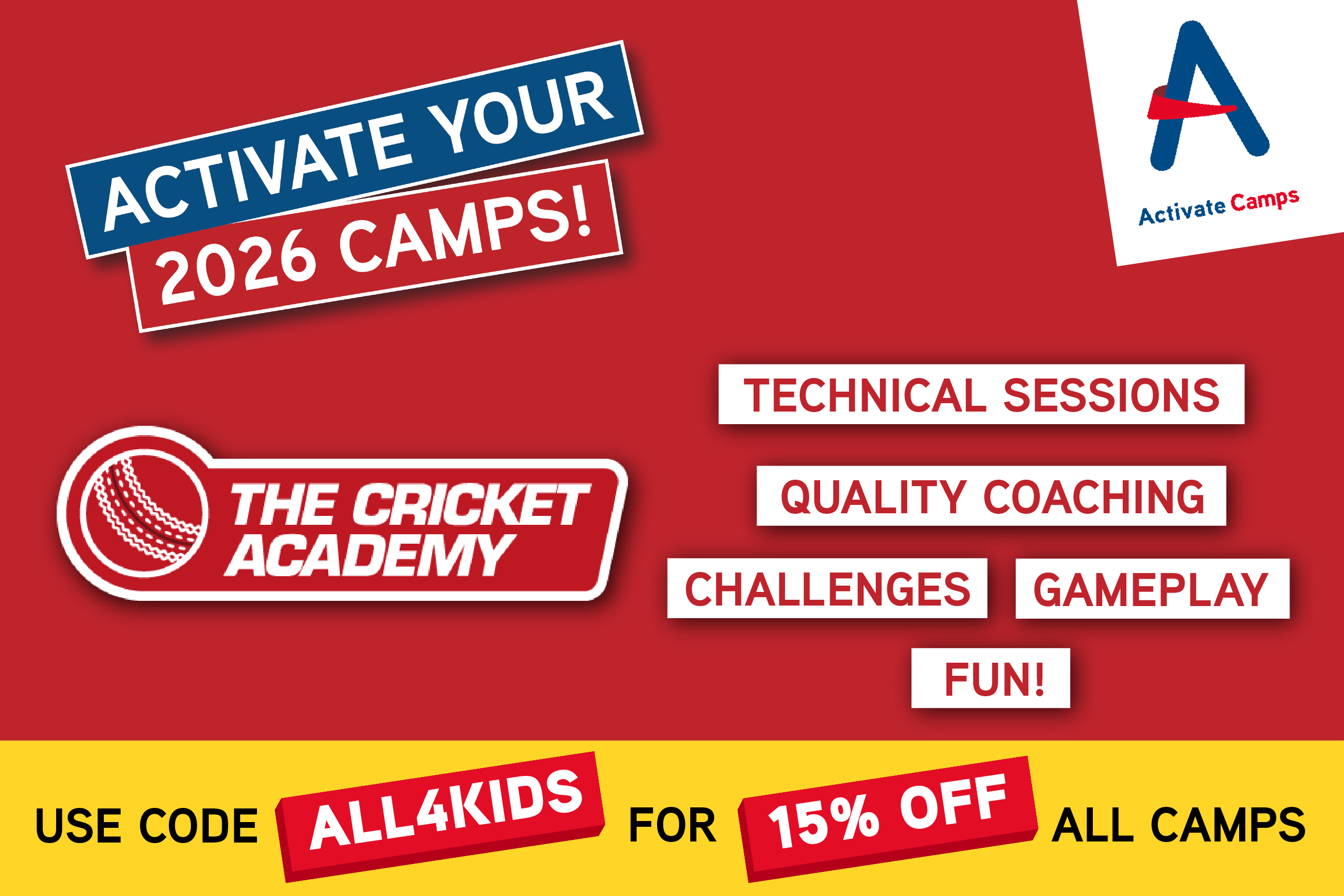 Cricket coaching holiday clubs