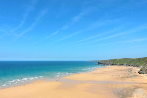 Sandy beaches in Cornwall