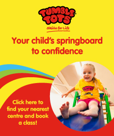 Tumble Tots activities for toddlers